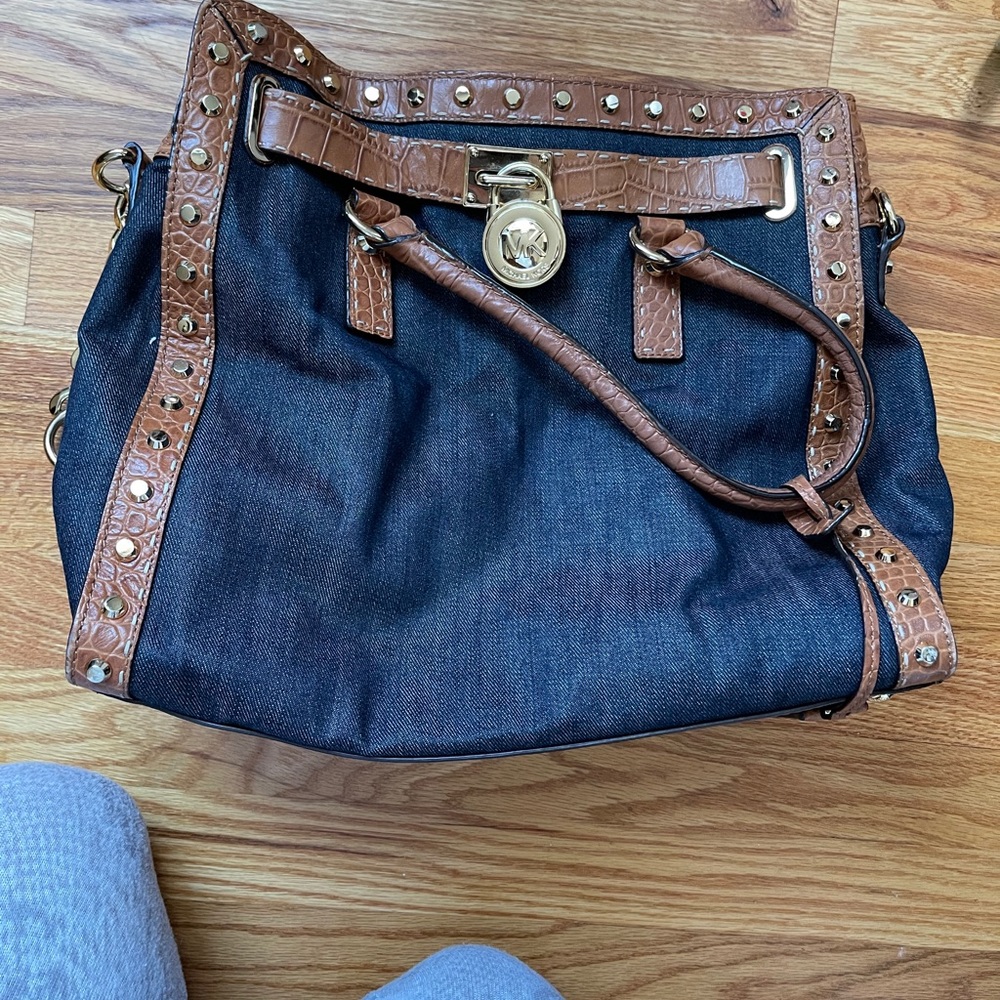 Michael Kors denim bag